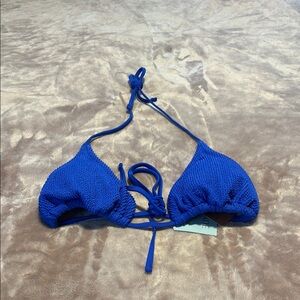 Vibrant Shade & Shore Women's Blue Bikini Top